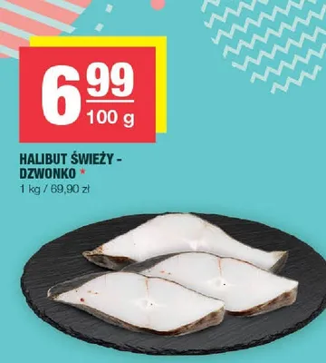 Halibut świeży - dzwonko promocja w SPAR