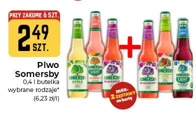Piwo Somersby Light Grapefruit promocja w Społem Częstochowa
