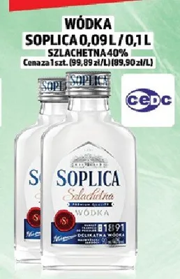 Wódka Szlachetna 40% promocja w TOPAZ