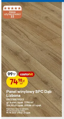 Panel winylowy Spc Dąb Lizbona promocja w Castorama