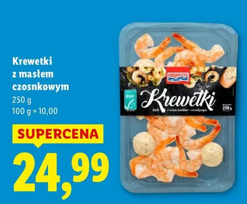 Krewetki z masłem czosnkowym promocja w Lidl