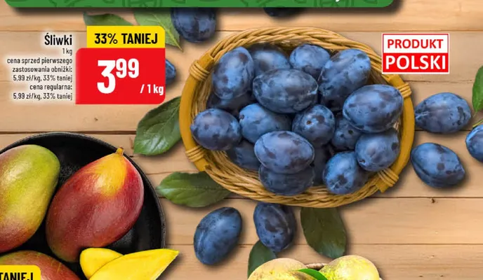 Śliwki promocja w POLOmarket