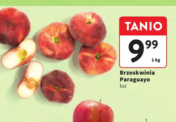 Brzoskwinia Paraguayo luz promocja w Intermarche