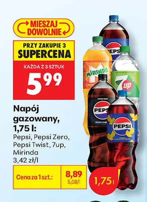 Napój gazowany Mirinda promocja w Biedronka