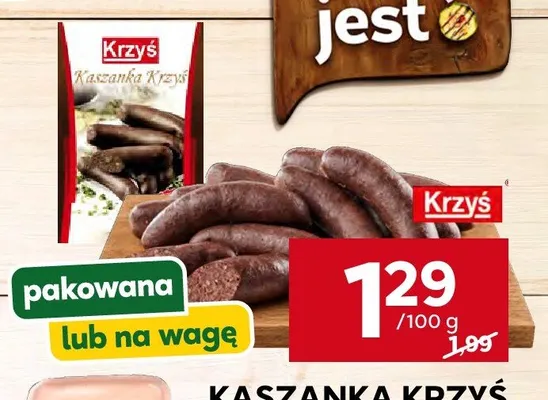 Kaszanka Krzyś promocja w Stokrotka