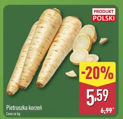 Pietruszka korzeń promocja w Aldi