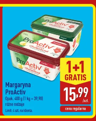 Margaryna Kardio ProActiv promocja w Aldi