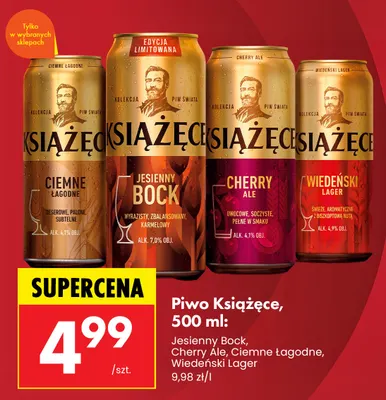Piwo Książęce Jesienny Bock promocja w Biedronka