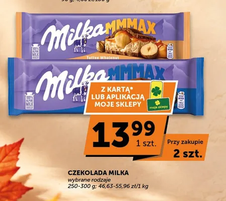 Czekolada Milka MMMAX Toffee Wholenut promocja w Euro Sklep