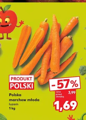 Marchew młoda polska promocja w Kaufland