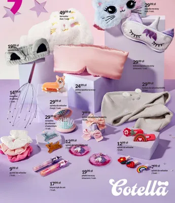 Żelowa opaska na oczy Cotella Unocorn promocja w Empik