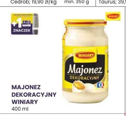Majonez dekoracyjny Winiary promocja w Stokrotka