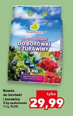 Nawóz do borówki i żurawiny Prima Garden promocja w Kaufland