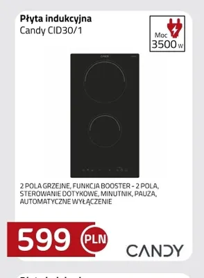 Płyta indukcyjna Candy CID30/1 promocja w kakto.pl