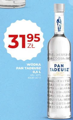 Wódka Pan Tadeusz promocja w Duży Ben