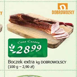Boczek extra Dobrowolscy promocja w CEZAR Delikatesy