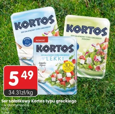 Ser sałatkowy Kortos typu greckiego Turek promocja w Market Point