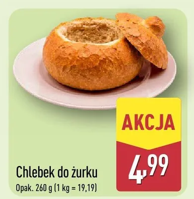 Chlebek do żurku promocja w Aldi