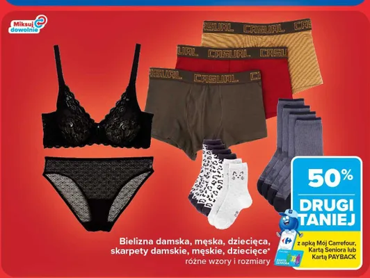 Bielizna męska promocja w Carrefour