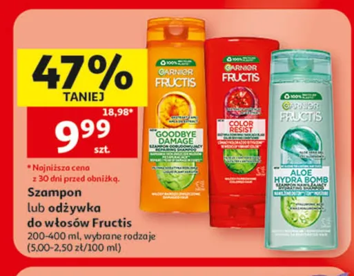 Odżywka do włosów Garnier Fructis promocja w Auchan