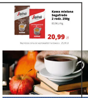 Kawa mielona Segafredo Espresso Casa promocja w Torimpex Toruńska Sieć Sklepów Spożywczych