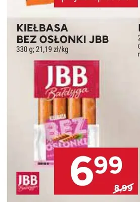 Kiełbasa bez osłonki JBB promocja w Stokrotka