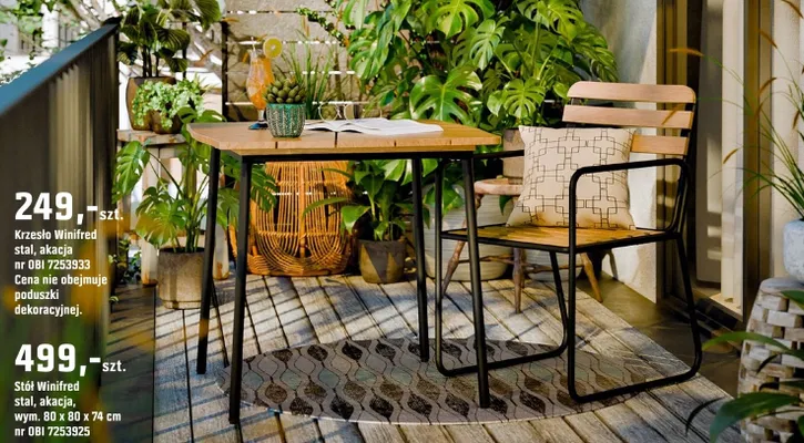 Krzesło Winifred promocja w OBI