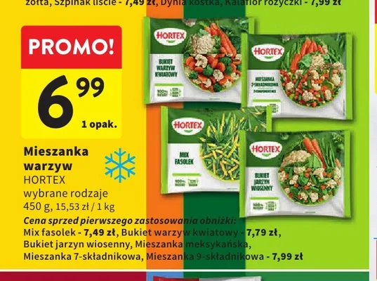 Mix fasolek Hortex promocja w Intermarche