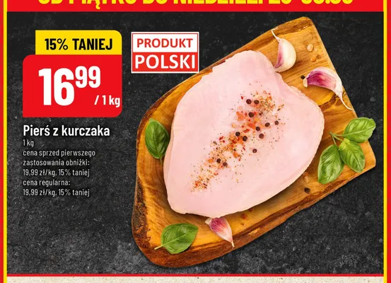 Pierś z kurczaka promocja w POLOmarket