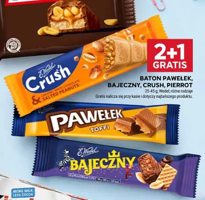 Baton Pawełek E.Wedel promocja w Stokrotka