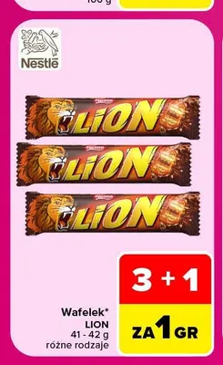 Wafelek Lion promocja w Carrefour Market