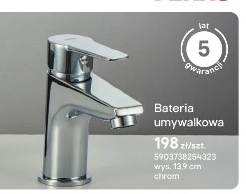 Bateria umywalkowa Ferro Rennto chrom promocja w Castorama