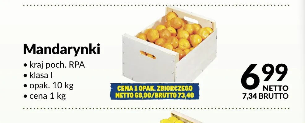Mandarynki promocja w Makro