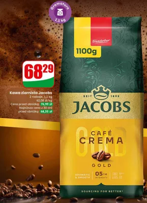Kawa ziarnista Jacobs promocja w Dino