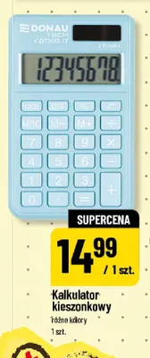 Kalkulator kieszonkowy Donau Tech promocja w POLOmarket