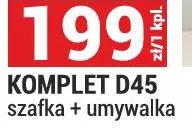 Komplet D45 szafka + umywalka promocja w Merkury Market