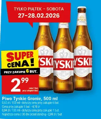 Piwo Tyskie Gronie promocja w Twój Market