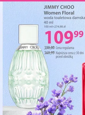 Woda toaletowa damska JIMMY CHOO Women Floral promocja w Hebe