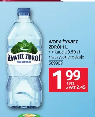 Woda Żywiec Zdrój promocja w Selgros