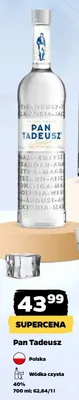Wódka Pan Tadeusz promocja w Netto