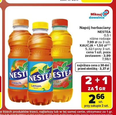 Napój herbaciany Nestea promocja w Carrefour Market