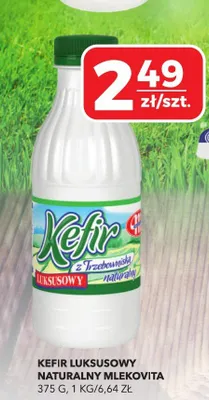 Kefir Luksusowy naturalny Mlekovita promocja w Top Market