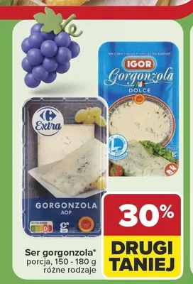 Ser Gorgonzola Extra promocja w Carrefour Market