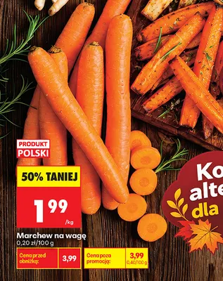 Marchew promocja w Biedronka