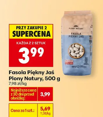 Fasola Piękny Jaś promocja w Biedronka