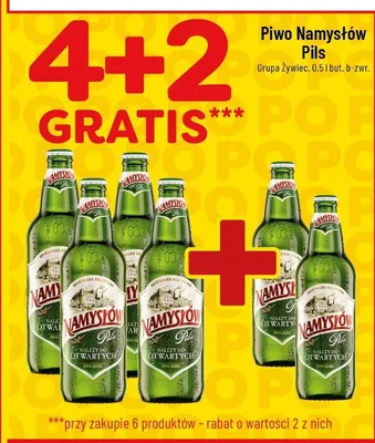 Piwo Namysłów Pils promocja w POLOmarket