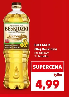 Olej rzepakowy Beskidzki Bielmar promocja w Kaufland
