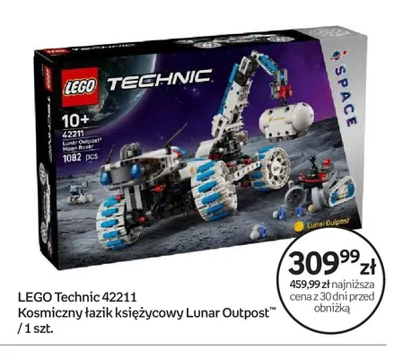 Klocki LEGO Technic 42211 Kosmiczny łazik księżycowy Lunar Outpost promocja w Empik
