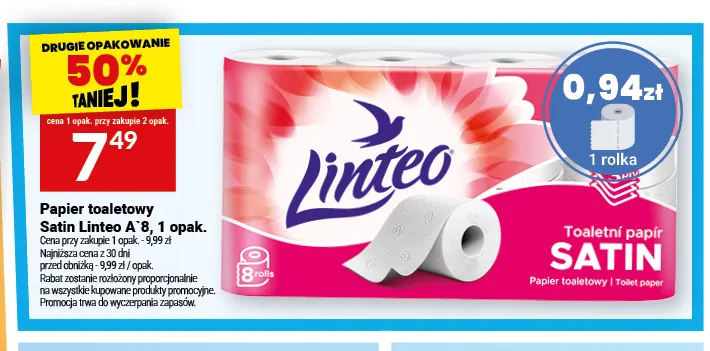 Papier toaletowy żółty Lanna promocja w Twój Market