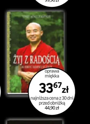 Książka Żyj z radością promocja w Empik